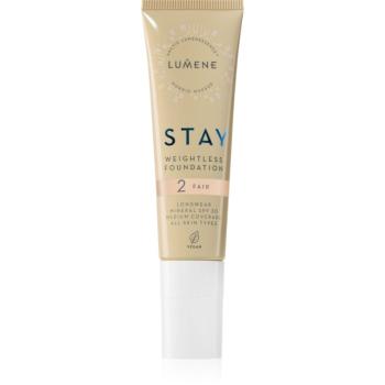 Lumene Stay Weightless machiaj lichid cu un finisaj mat SPF 30 culoare 2 Fair 30 ml