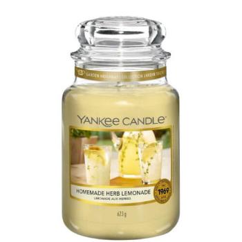 Yankee Candle Lumânare parfumată Classic, în varianta mare, Homemade Herb Lemonade 623 g