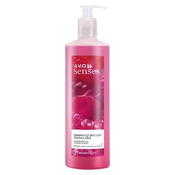 Avon Gel de duș cu parfum de zmeură și lichior de coacăze (Shower Gel) 720 ml