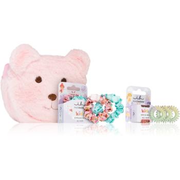 invisibobble Pink Teddy Xmas 2023 set pentru copii