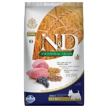 7kg N&D Ancestral Grain Mini bárány & áfonya száraz kutyatáp
