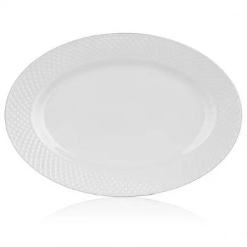 Farfurie ovală Banquet DIAMOND LINE, 34,5 x24,2 cm