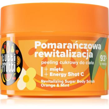 Farmona Tutti Frutti Minty Orange exfoliant din zahăr, pentru înviorare pentru corp 300 g