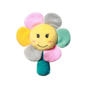 BabyOno Have Fun Velour Rattle jucărie zornăitoare Rainbow Flower 1 buc