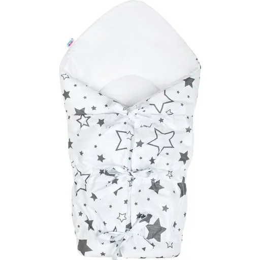 Păturică de înfășat New Baby Classic Stele gri