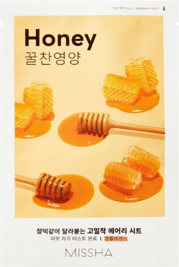 Missha Mască de față nutritivă Honey Airy Fit (Sheet Mask) 19 g