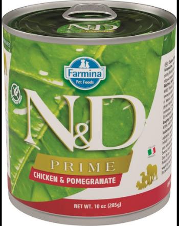 FARMINA N&amp;D Prime - Hrană umedă cu pui și rodie 285 g