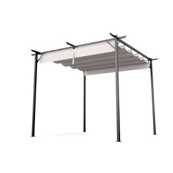 Blumfeldt Pergolă Pantheon Robust, 3x3 m, oțel vopsit electrostatic, rezistent la intemperii.