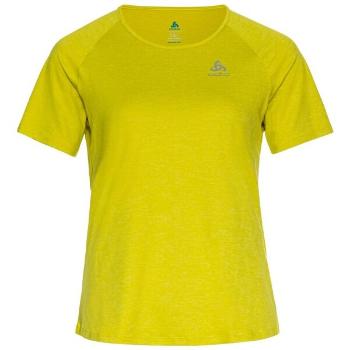 Odlo W RUN EASY 365 T-SHIRT CREW NECK SS Dámské běžecké tričko, žlutá, velikost