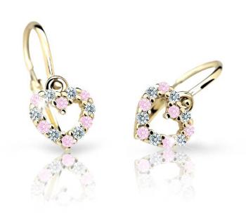 Cutie Jewellery Cercei pentru copii din aur galben C2157-10-X-1 roz