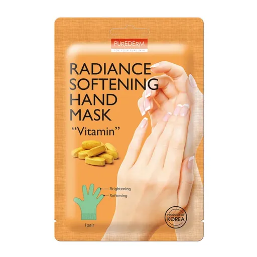 Mască pt mâini - Radiance Softening Hand Mask Vitamin 2x15g - Purederm