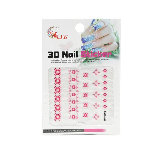Stickere decor unghii 3D, Nail Sticker FAM-001