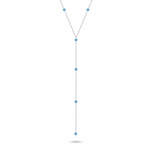 Brilio Silver Colier uimitor din argint cu lănțișor ornamental NCL210WB