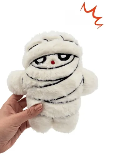 Jucărie pentru câini, Paws & Whiskers, Havhav 1017, 100% MATERIAL TEXTIL PLUȘOS, Alb