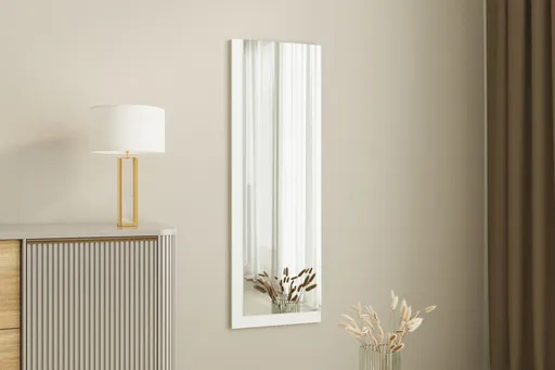 Oglinda decorativa, Hanah Home, Lariya, 40x120x2.2 cm, Alb