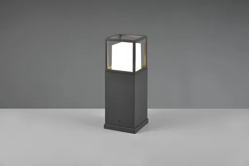 Lampadar de exterior Witham, TRIO, 15x15x40 cm, 14.5W, 1x SMD, metal, antracit