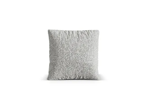 Perna decorativa, Nuria-260, Micadoni Home, 40x40 cm, tesatura boucle, argintiu