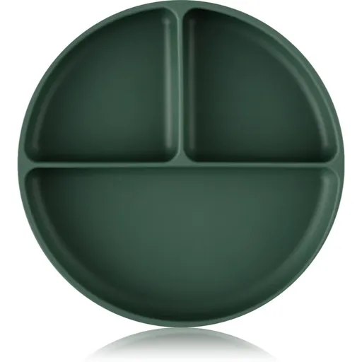 Petite&Mars Take&Match 6m+ farfurie compartimentată rotund Misty Green 1 buc