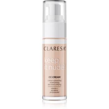 Claresa Keep It Nude make up hidratant pentru uniformizarea nuantei tenului culoare 102 Warm Medium 33 g