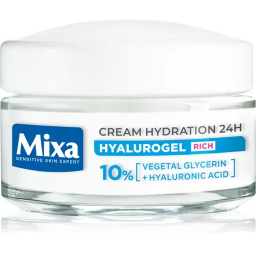 Mixa Hyalurogel Rich crema de zi intens hidratanta cu acid hialuronic 50 ml