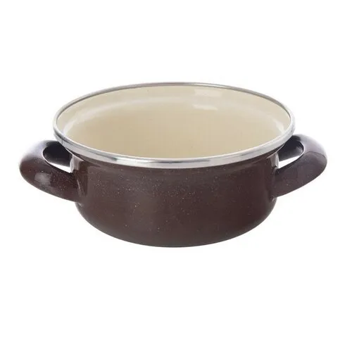 Orion Casserole smaltată cu margine Brown, 0,65 l, 0,65 l