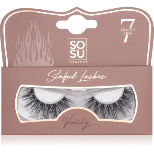 SOSU Cosmetics 7 Deadly Sins Lashes gene false Vanity 1 buc