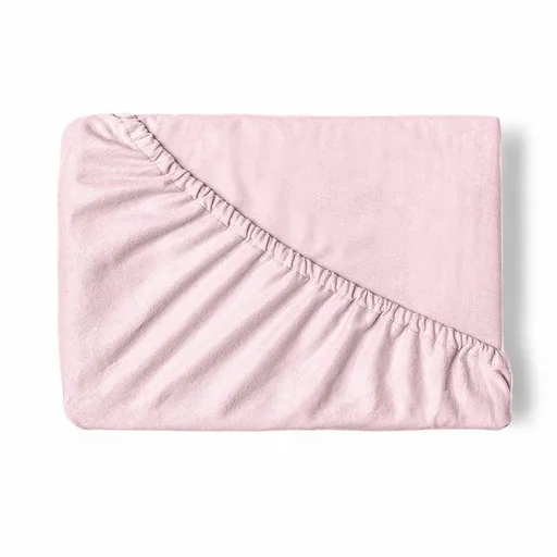 Kvalitex Cearșaf elastic din flanelă, roz deschis,90 x 200 cm, roz deschis, 90 x 200 cm