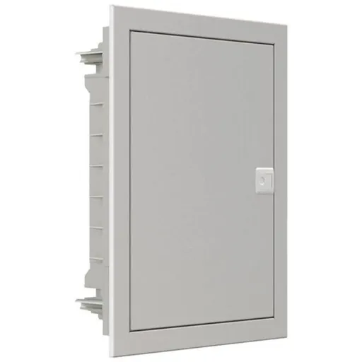 Cofret de distributie pentru dispozitive multimedia, Noark 111143 PMF-MM 12 PW incastrata, usa alba din plastic,