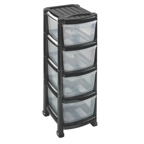 Raft Heidrun cu patru sertare , 29 x 38 x 78 cm