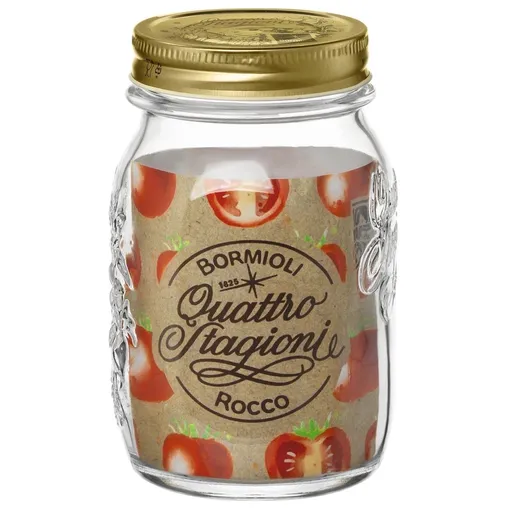 Bormioli Rocco Borcan din sticlă cu capac QuattroStagioni, 500 ml, 500 ml