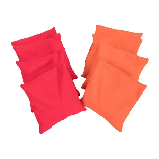 BeerCup Jackpot Cornhole Bag Set, umplut cu granule de plastic, 15 x 15 cm, 400 g, set de 8 piese