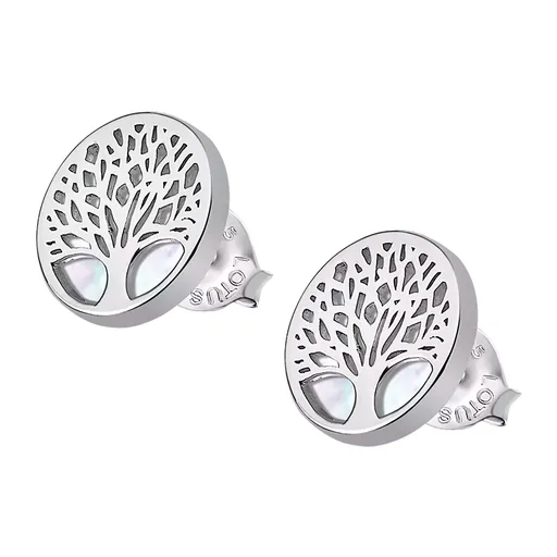 Lotus Silver Cercei frumoși argintii pentru femei Pomul vieții LP1678-4 / 1