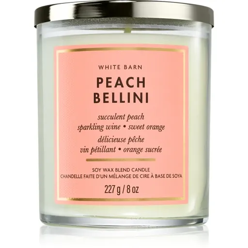 Bath & Body Works Peach Bellini lumânare parfumată 227 ml
