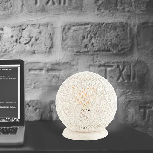 Lampa de masa, Opviq, 390FLH1725, Alb