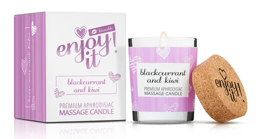 Magnetifico Power Of Pheromones Lumânare de masaj Enjoy it! Blackcurrant and Kiwi (Massage Candle) 70 ml