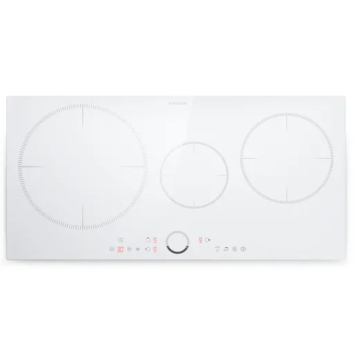 Klarstein Delicatessa 80, plită cu inducție, incorporabilă, 3 zone, 6000 W, zonă Paella, vitroceramică