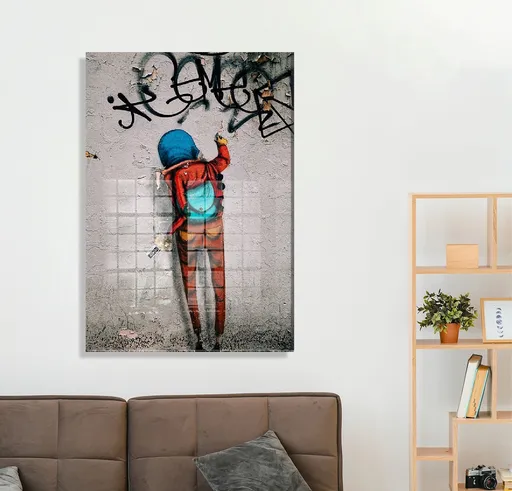 Tablou decorativ, 1918, 70 x 100 cm, Multicolor