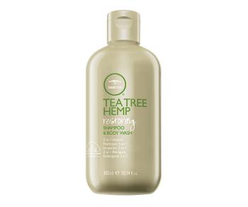 Paul Mitchell Șampon și gel de duș restaurator din cânepă 2în1 Tea Tree Hemp (Restoring Shampoo & Body Wash) 300 ml