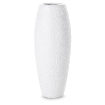 ArtFir Keramická váza RISO 10 | biela 12 x 30 cm