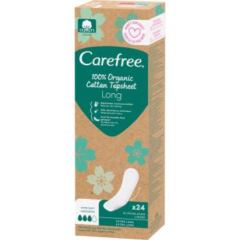 Carefree Organic Cotton Long absorbante 24 buc