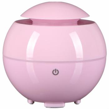 Aroma diffúzor SIXTOL Globe fényes rózsaszín 150 ml