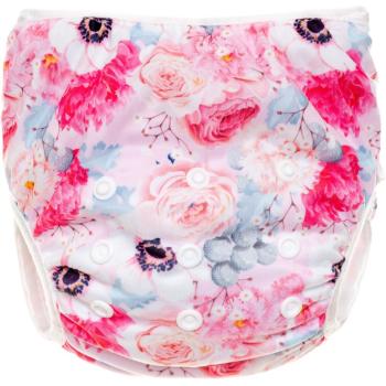 T-TOMI Diaper Swimwear Flowers scutece lavabile tip slip de înot 5 - 15 kg 1 buc