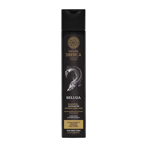 Natura Siberica Șampon pentru creșterea părului Men Beluga (Shampoo Activator Against Hair Loss) 250 ml
