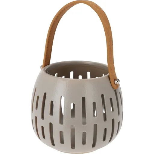 Felinar decorativ Dark grey, 14,5 x 12 cm