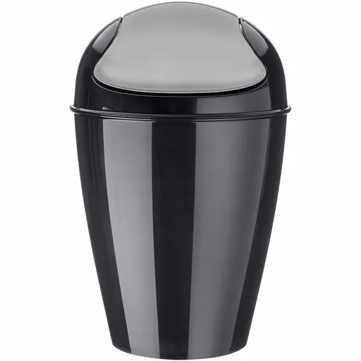 Coș pentru deșeuri cosmetice Koziol DEL S, 5 l,negru