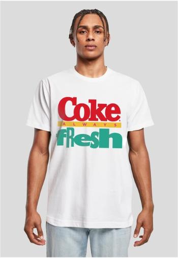 Mr. Tee Coca Cola 90's Logo white - 5XL