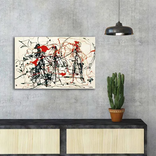 Tablou decorativ, FAMOUSART-070, Dimensiune: 45 x 70 cm, Multicolor