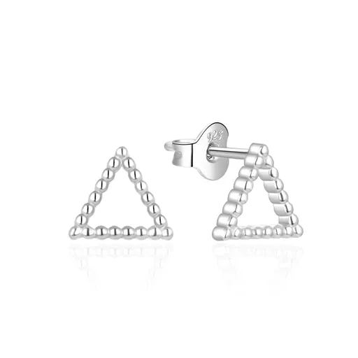 Agato Cercei fini din argint Triunghi AGT-E213P