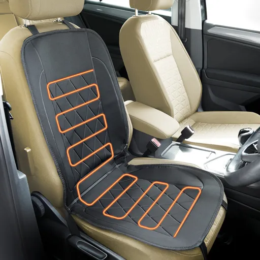 Husă încălzită pentru scaunul auto