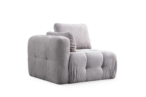 Fotoliu, Atelier del Sofa, 560ARE4124, Lemn de fag / PAL, Gri deschis